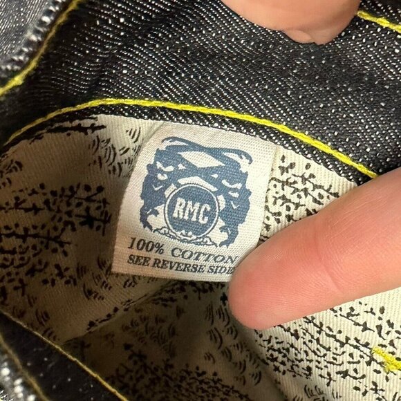 Vintage RMC Red Monkey Company Jeans Mens 38 Martin Ksohoh Lot 1001 Japan - Picture 8 of 8